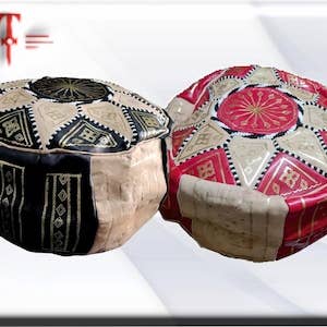 Puff de colores pequeño